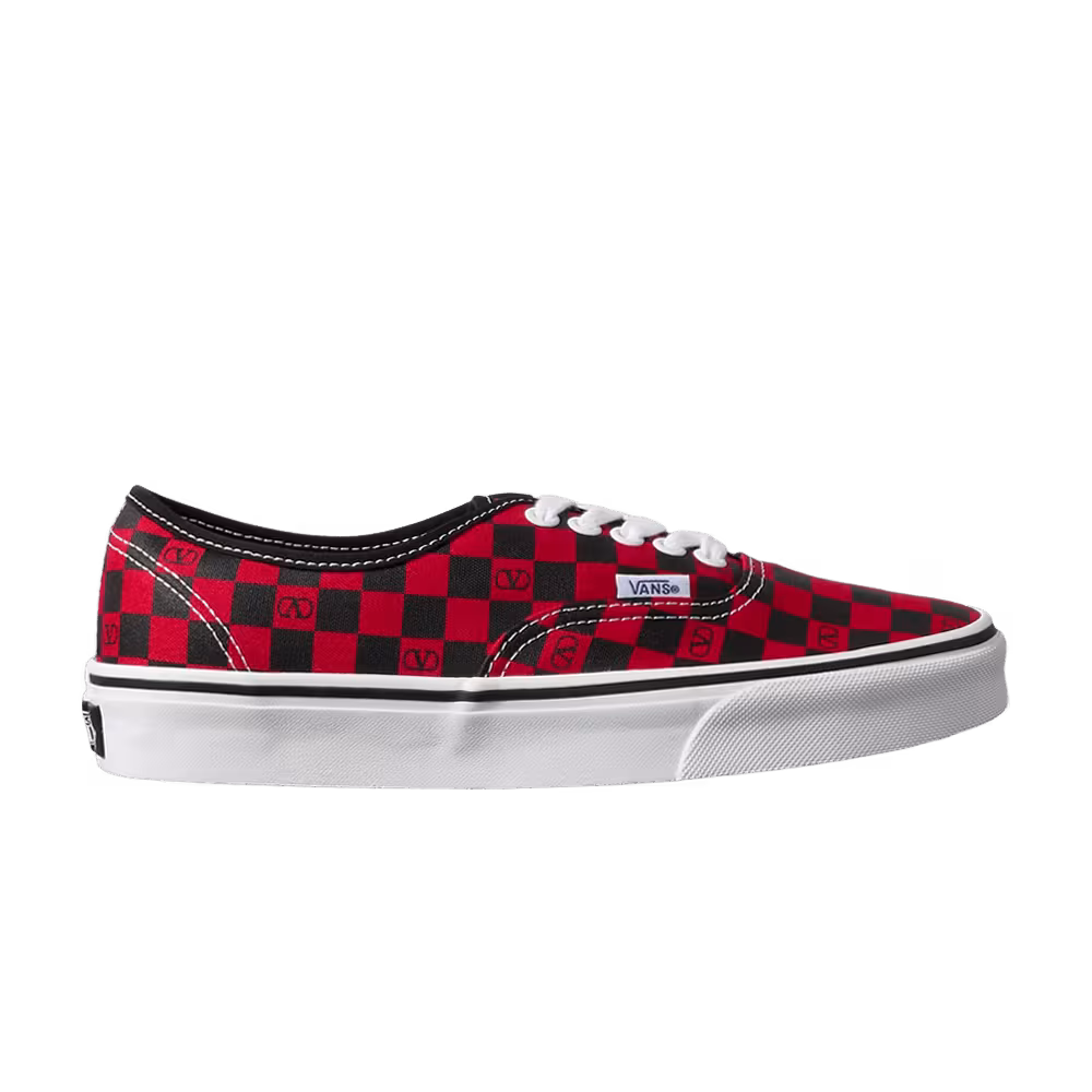 Valentino Garavani x Vans Authentic Checkerboard Red