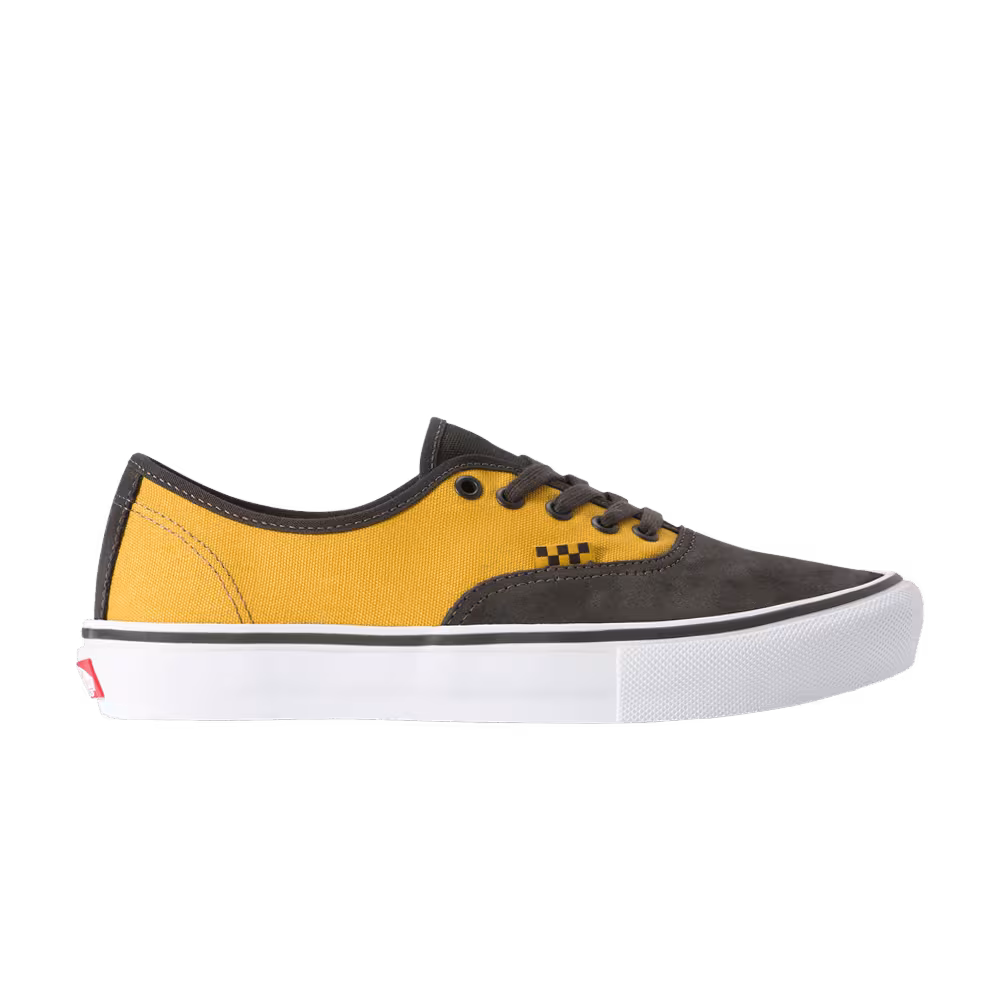 Vans Skate Authentic Black Mustard Yellow