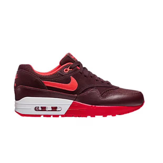 Nike Women's Air Max 1 Deep Burgundy Action Red