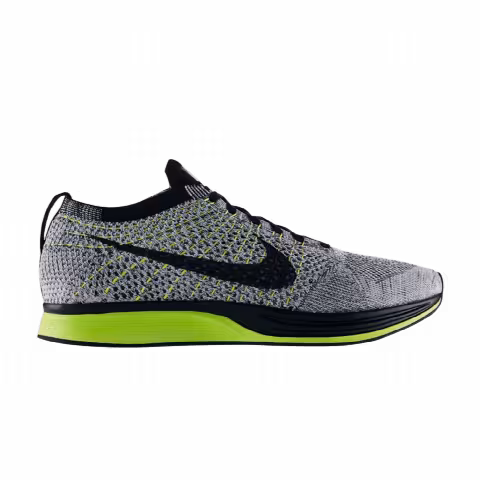 Nike Flyknit Racer 'Black White Volt'
