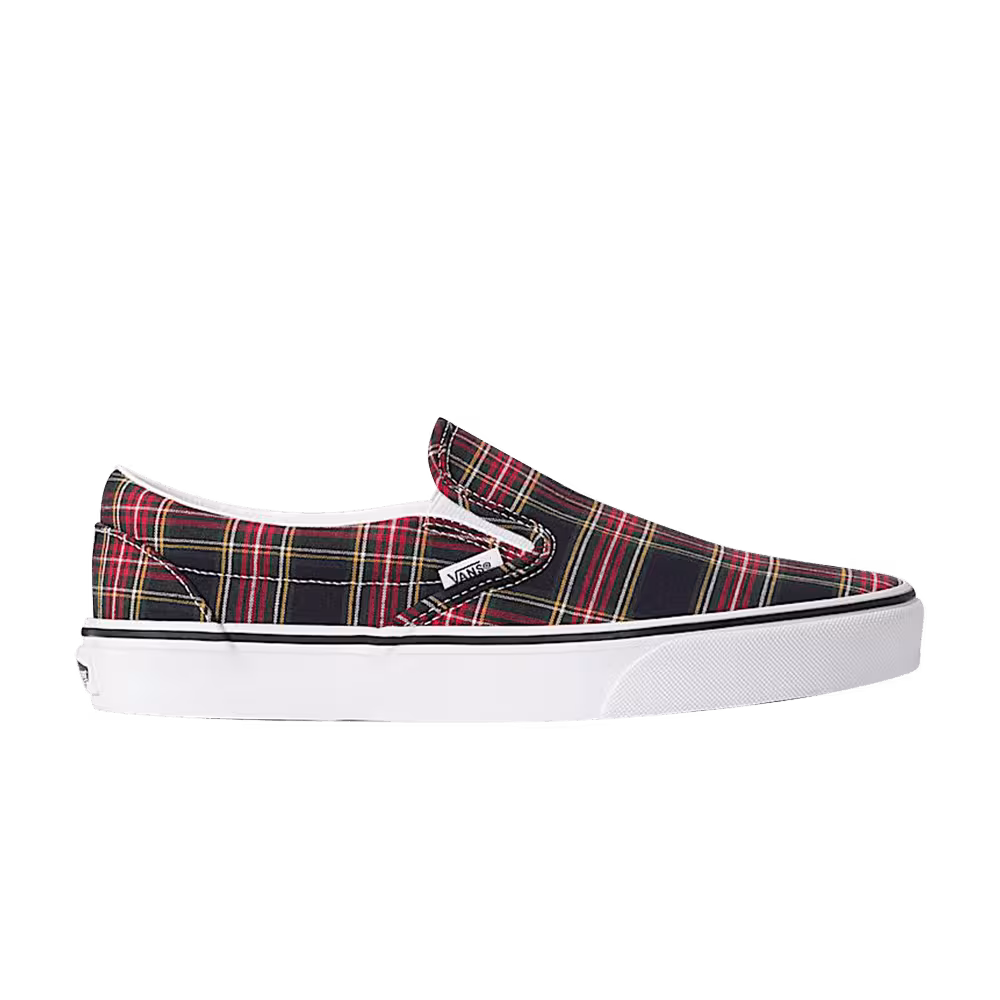 Vans Classic Slip-On Plaid - Navy