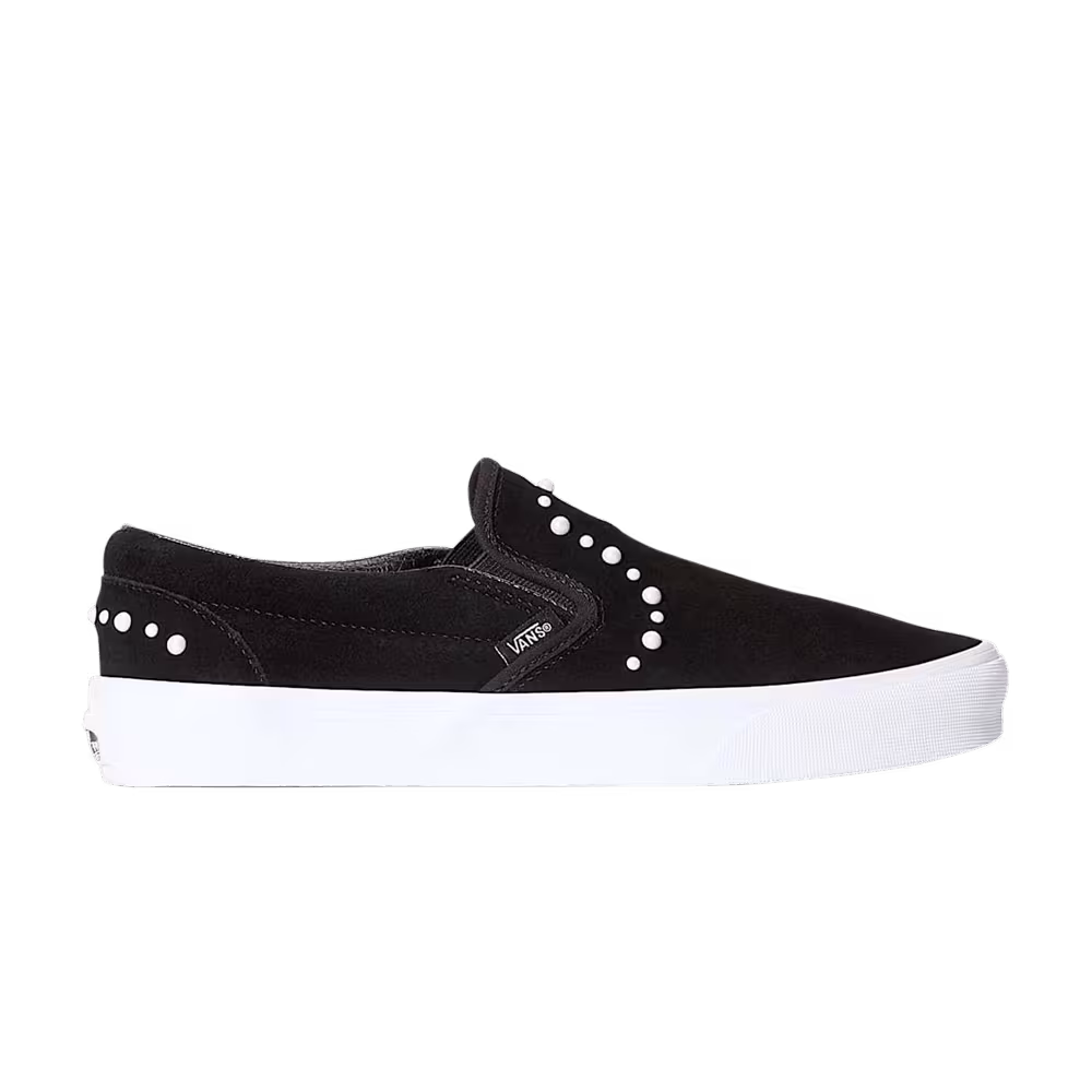 Vans Women's Classic Slip-On Pearls - Black