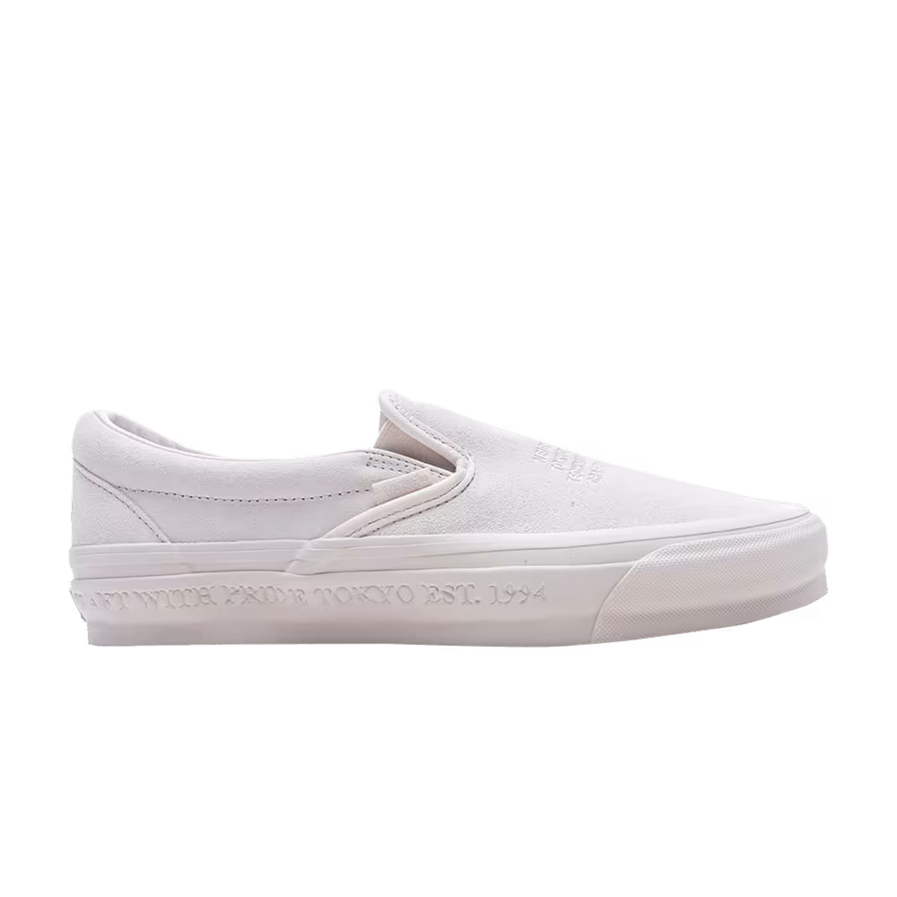 Neighborhood x Vans Classic Slip-On 98 White