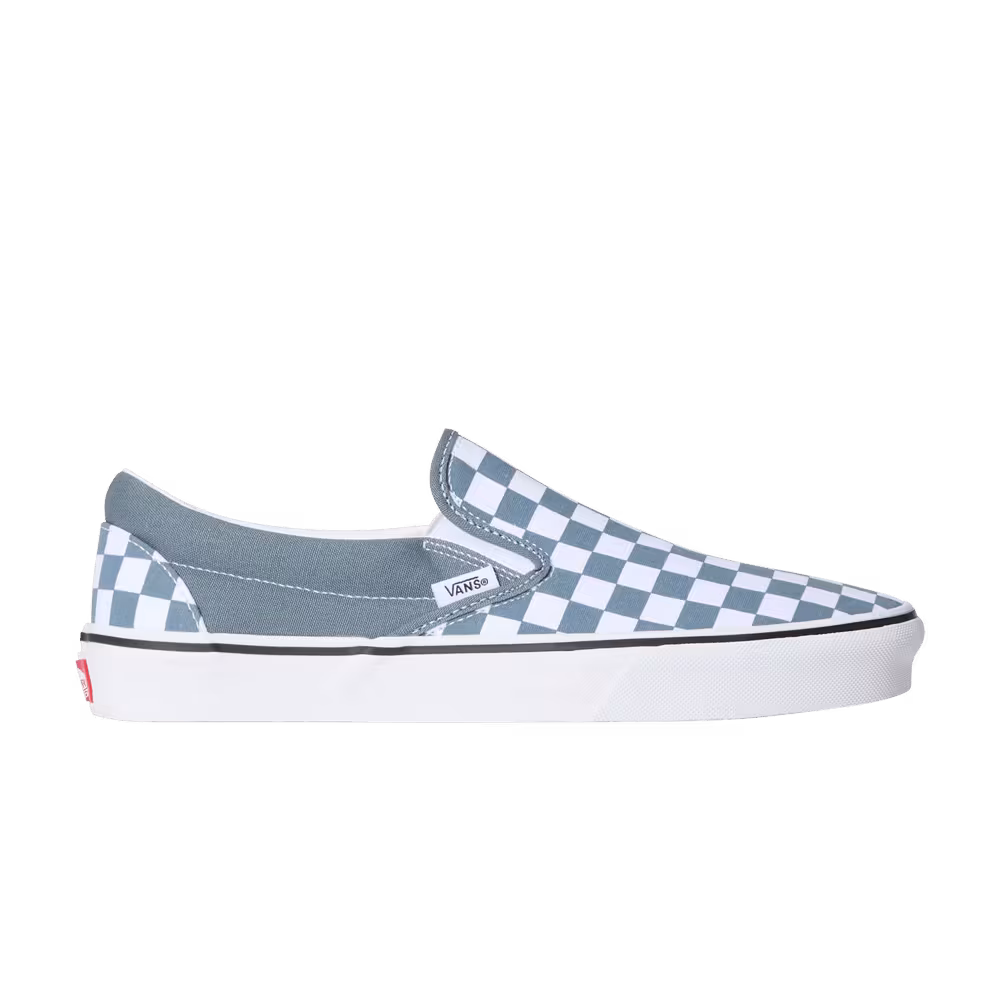 Vans Classic Slip-On Checkerboard - Stormy Weather Blue