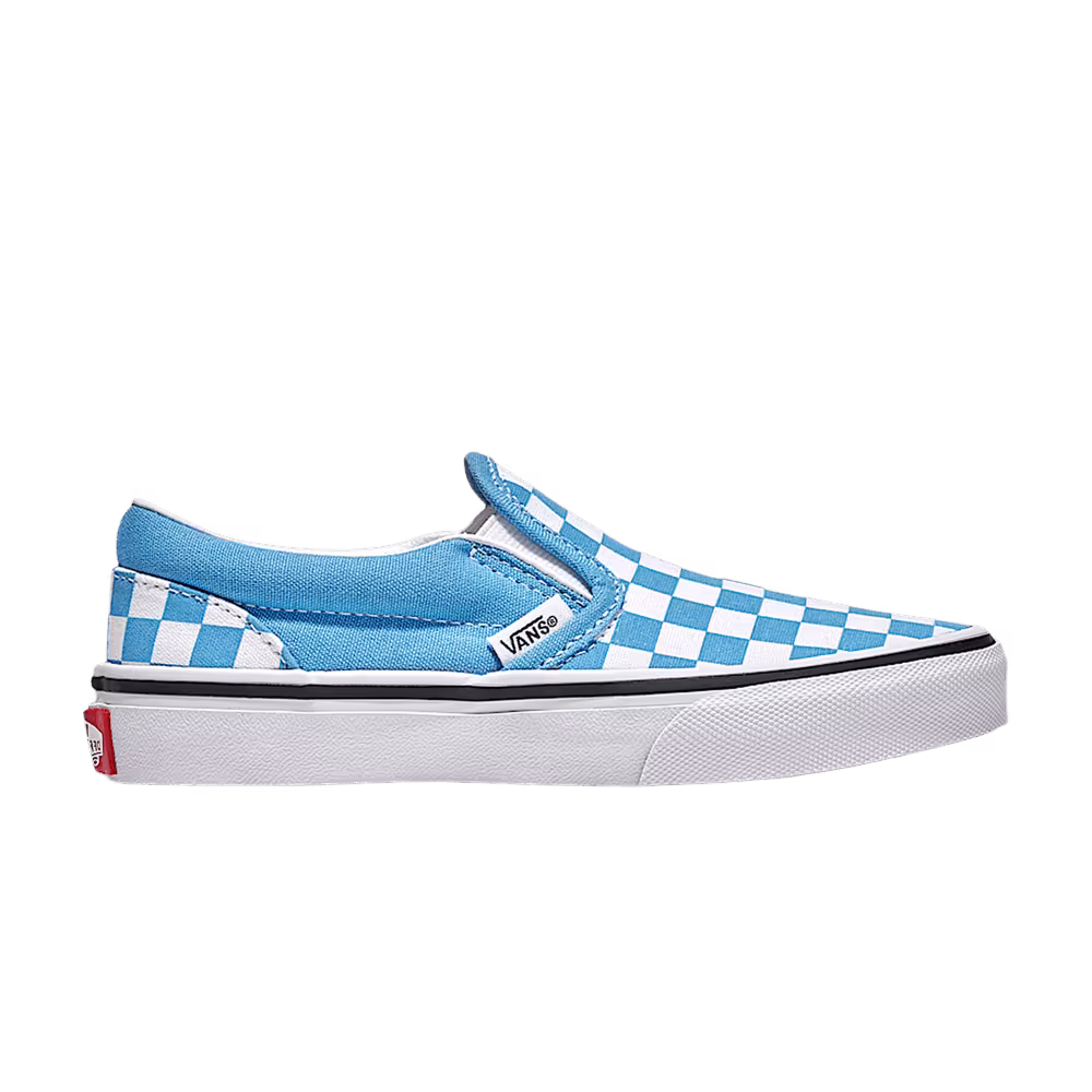 Vans Classic Slip-On Kids Checkerboard - Heritage Blue