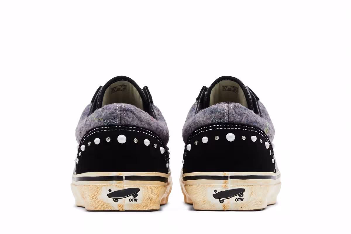 SATOSHI NAKAMOTO x Vans Old Skool Reissue 36 Speckled Moving Blanket Grey, view 7