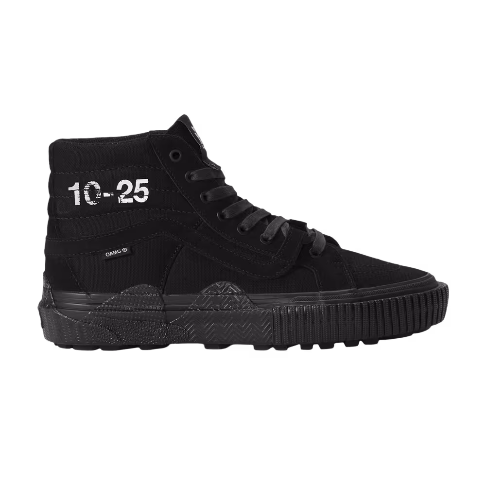 OAMC x WTAPS x Vans Sk8 Hi GL Lug Black