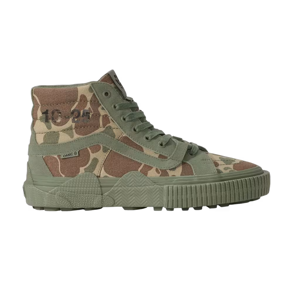 OAMC x WTAPS x Vans Sk8 Hi Duck Camo