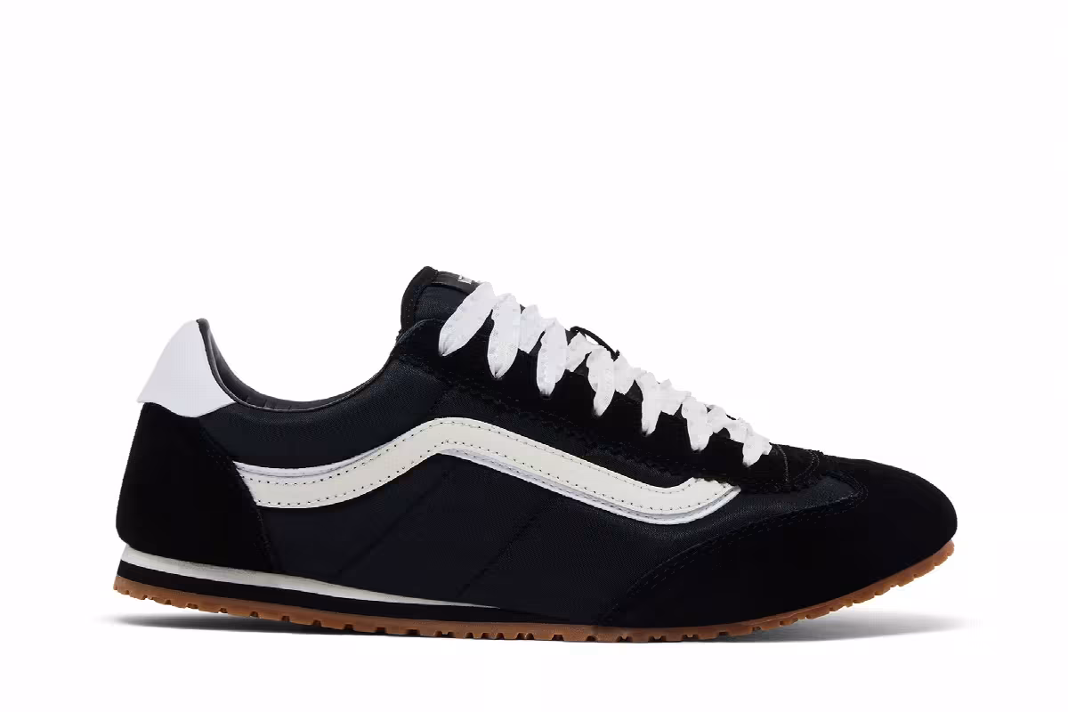 Vans Women's Super Lowpro Black White, view 2