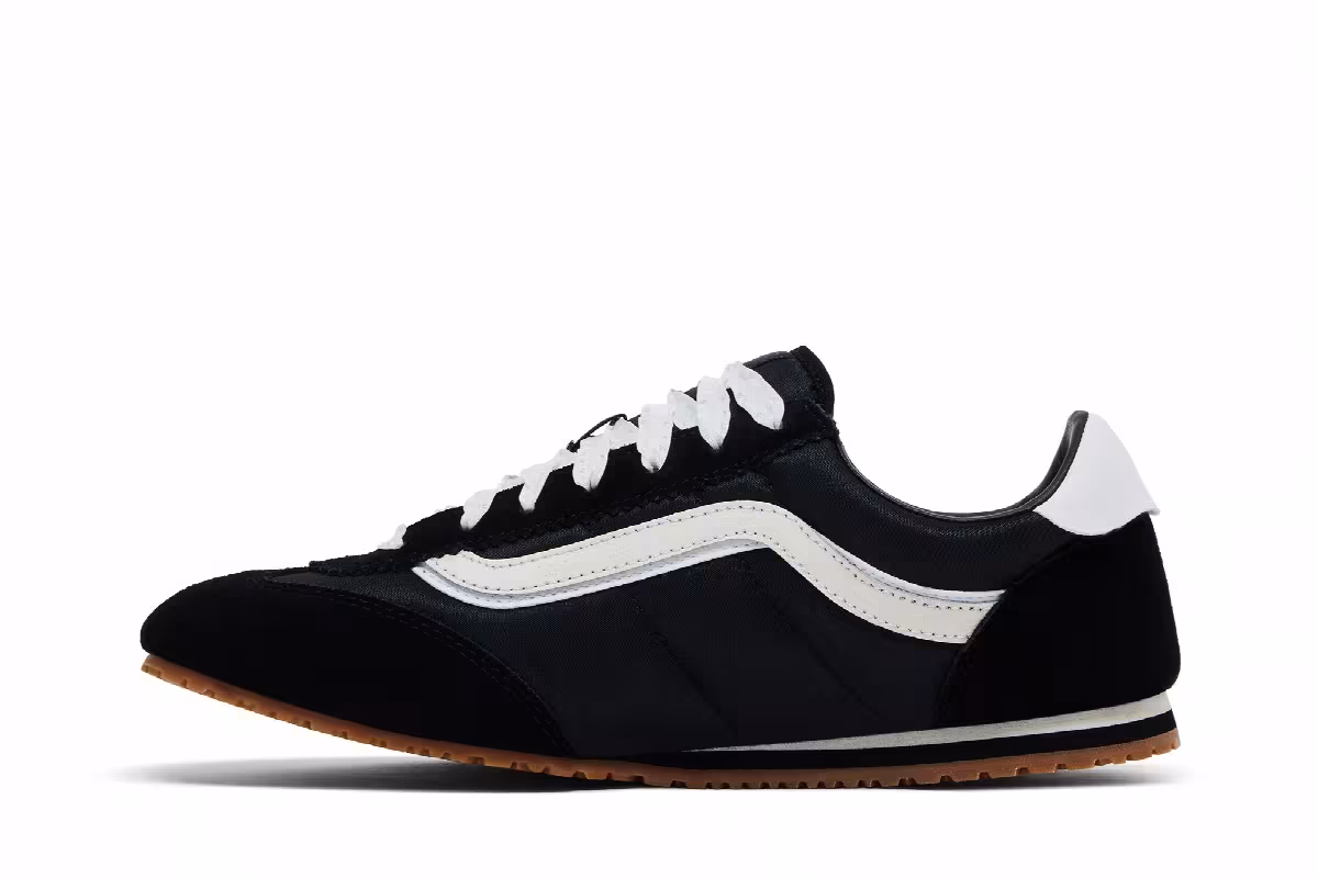 Vans Women's Super Lowpro Black White, view 4