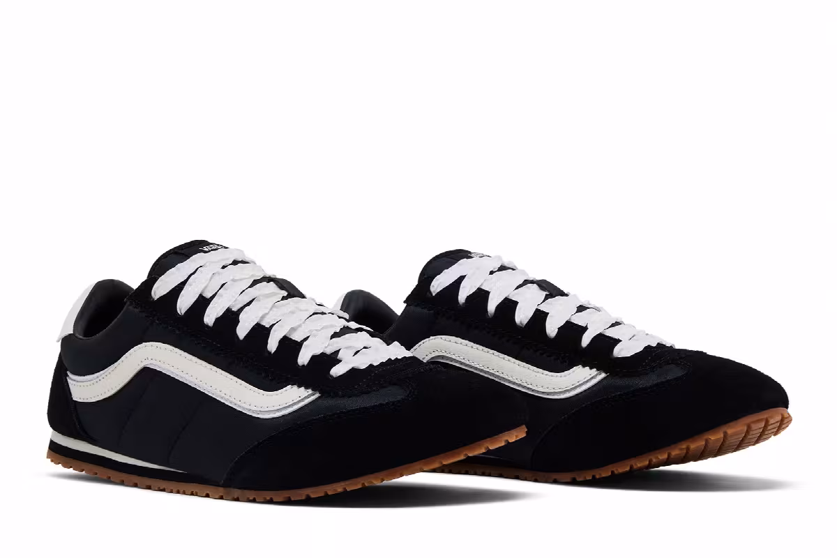 Vans Women's Super Lowpro Black White, view 9