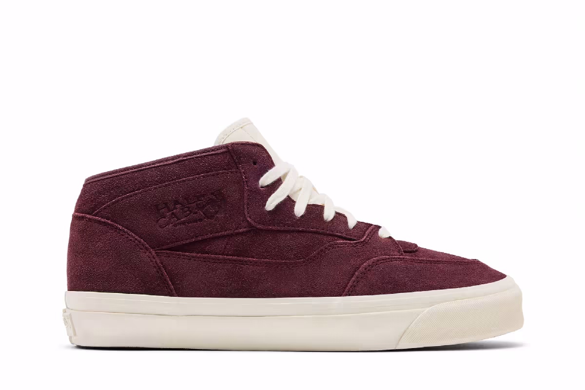 JJJJound x Vans Half Cab Burgundy, view 2