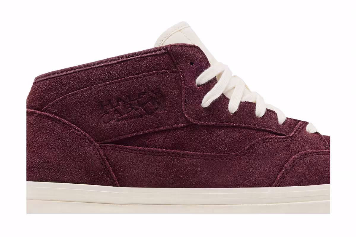 JJJJound x Vans Half Cab Burgundy, view 3