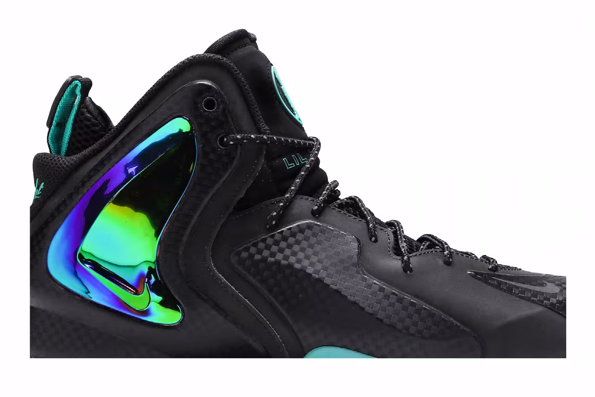 Nike Lil Penny Posite Black Hyper Jade, view 3