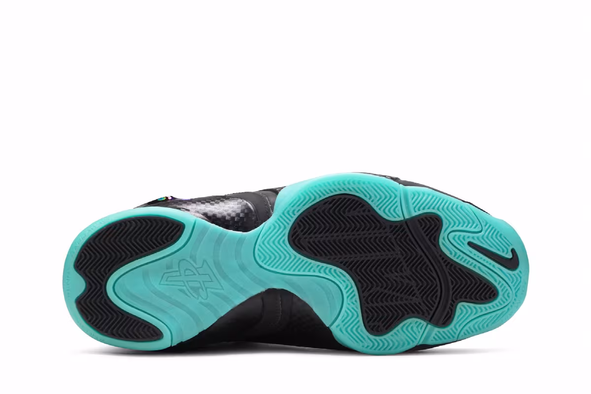 Nike Lil Penny Posite Black Hyper Jade, view 5