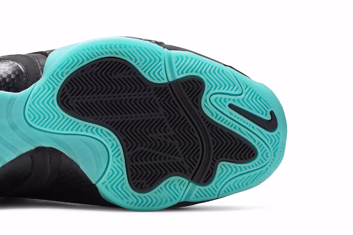 Nike Lil Penny Posite Black Hyper Jade, view 6