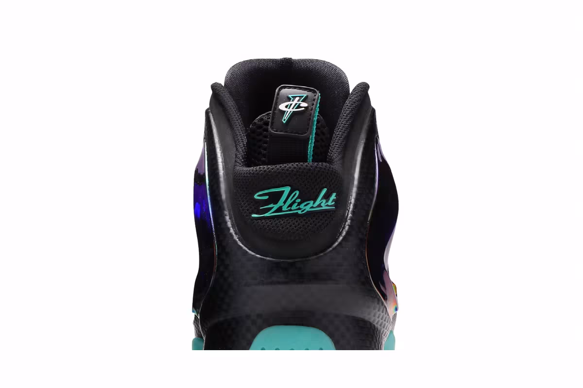 Nike Lil Penny Posite Black Hyper Jade, view 8