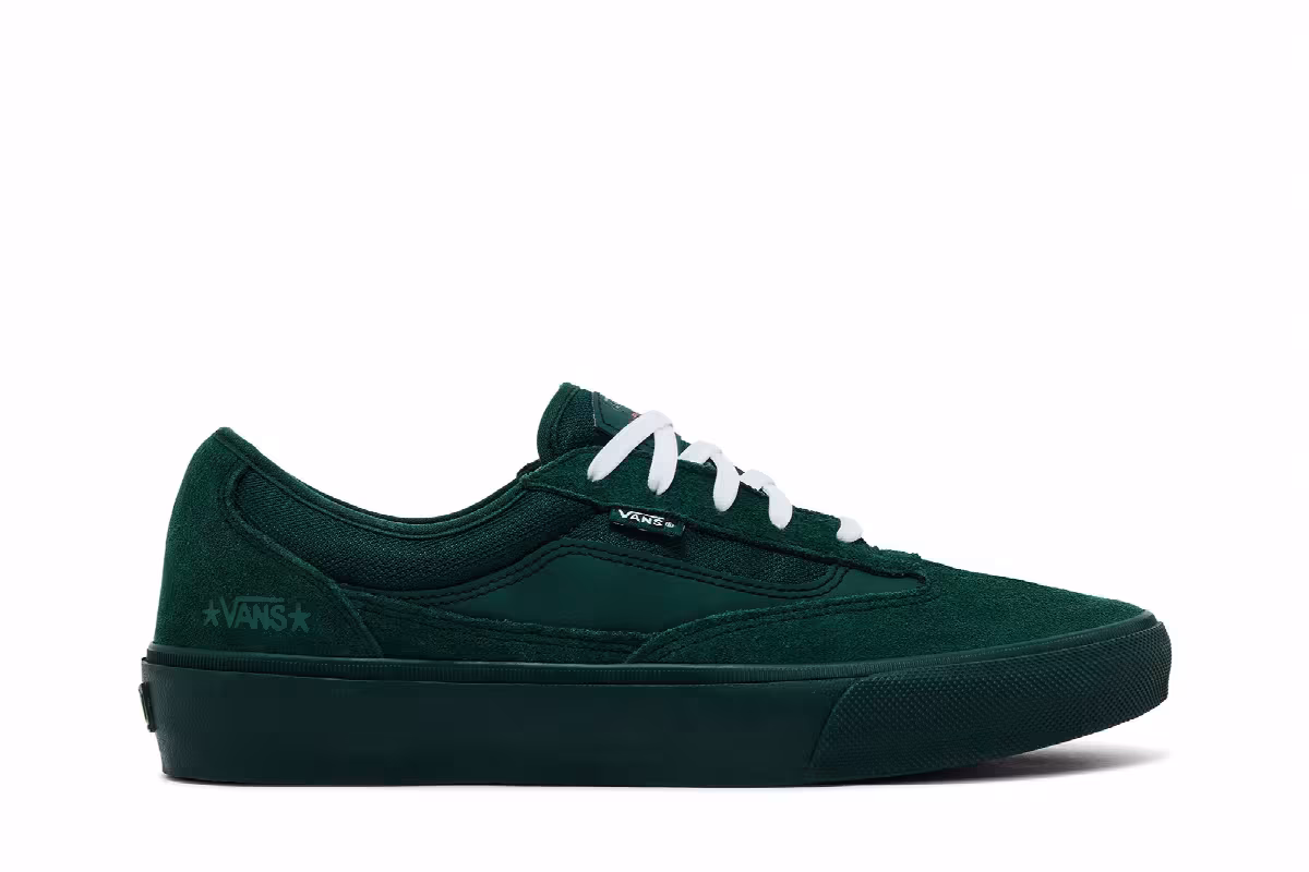 Atiba Jefferson x Vans Curren Emerald Green, view 2
