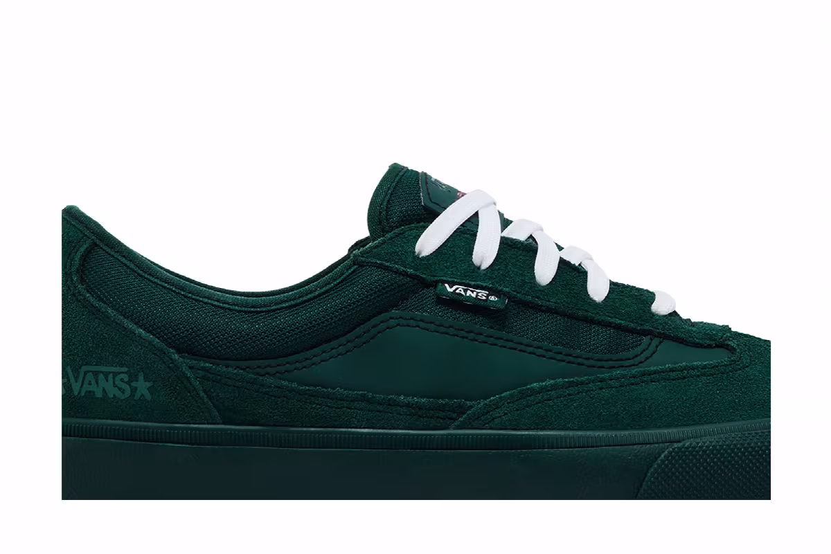 Atiba Jefferson x Vans Curren Emerald Green, view 3