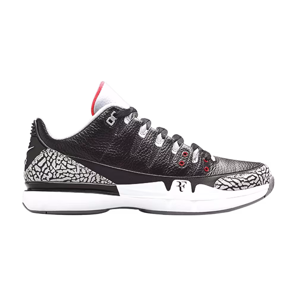 Nike Zoom Vapor Tour AJ3 Black White
