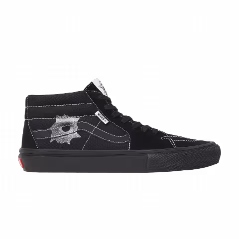 Supreme x Nate Lowman x Vans Skate Grosso Mid 'Black'