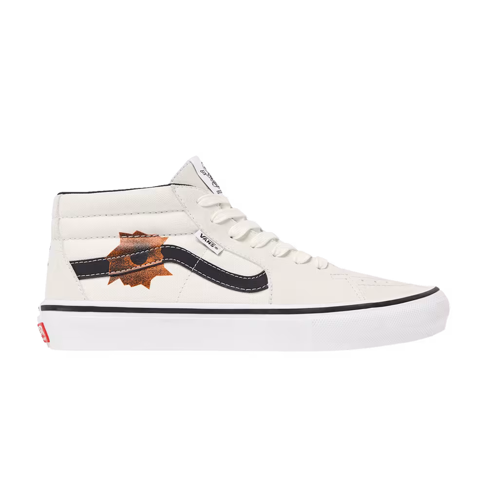 Supreme x Nate Lowman x Vans Skate Grosso Mid Cream