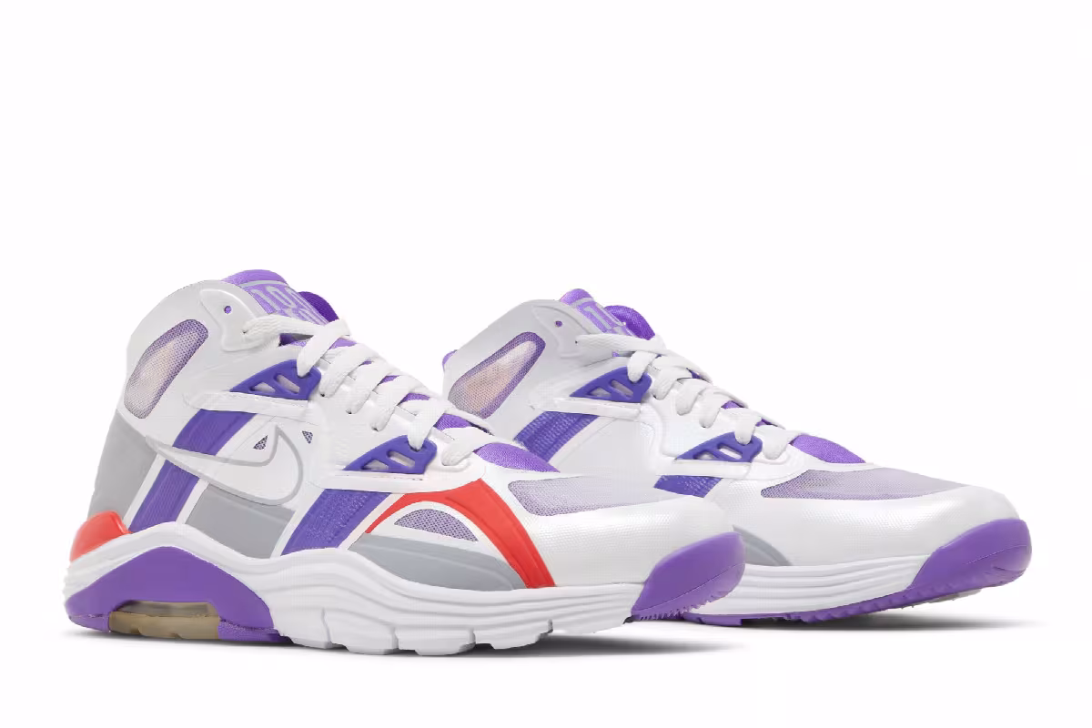 Nike Lunar 180 Trainer SC White Purple, view 9
