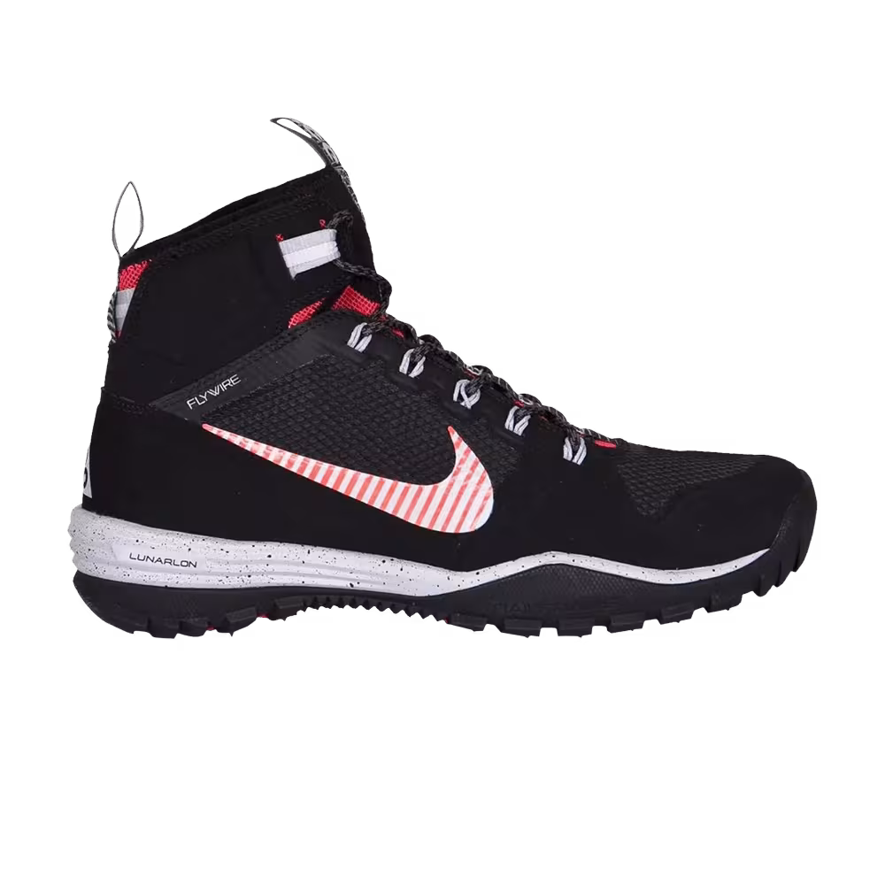 Nike Lunar Incognito Mid Black Laser Crimson