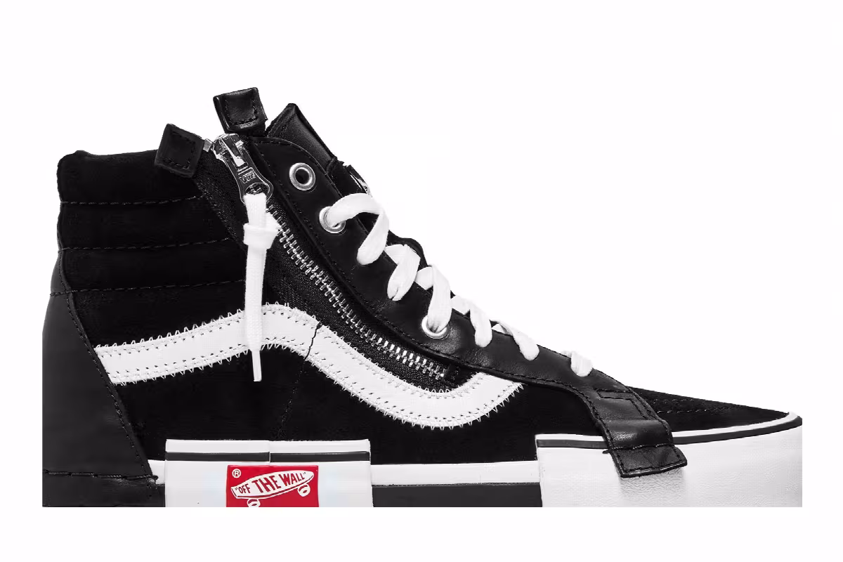 END. x Mastermind Japan x Vans Sk8-Hi Black, view 3