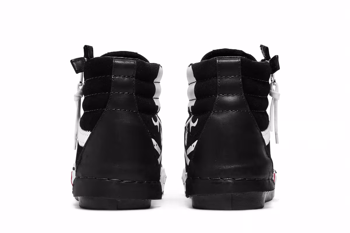 END. x Mastermind Japan x Vans Sk8-Hi Black, view 7