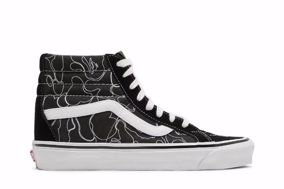 BAPE x Vans Sk8-Hi 38 DX Lined Camo, view 2
