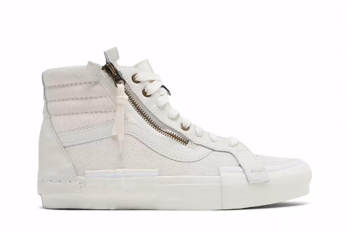 END. x Mastermind Japan x Vans Sk8-Hi White, view 2