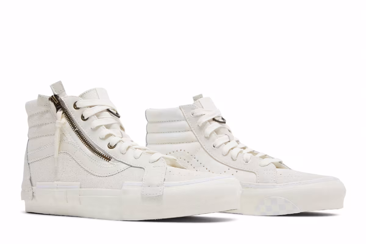 END. x Mastermind Japan x Vans Sk8-Hi White, view 9