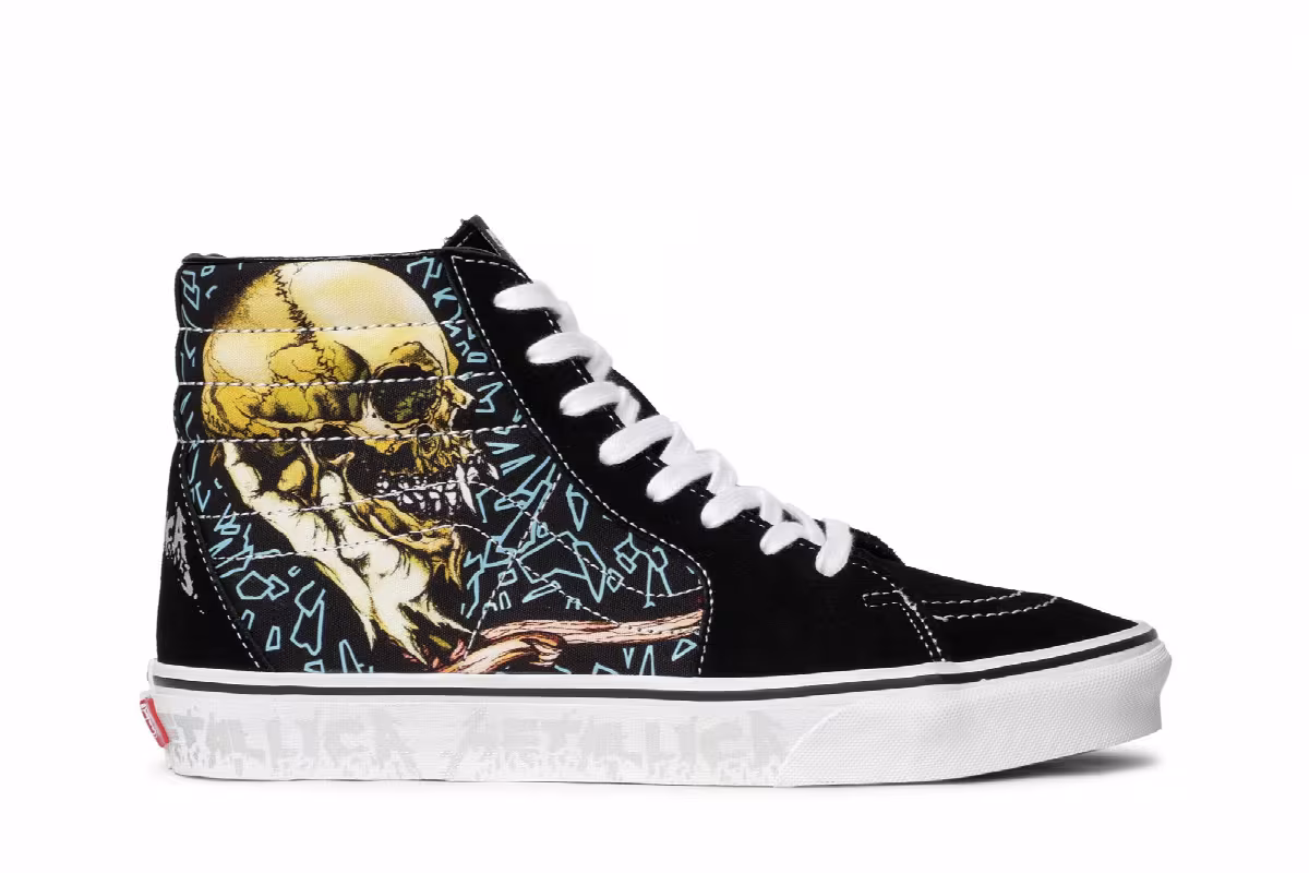 Metallica x Vans Sk8-Hi Pushead, view 2