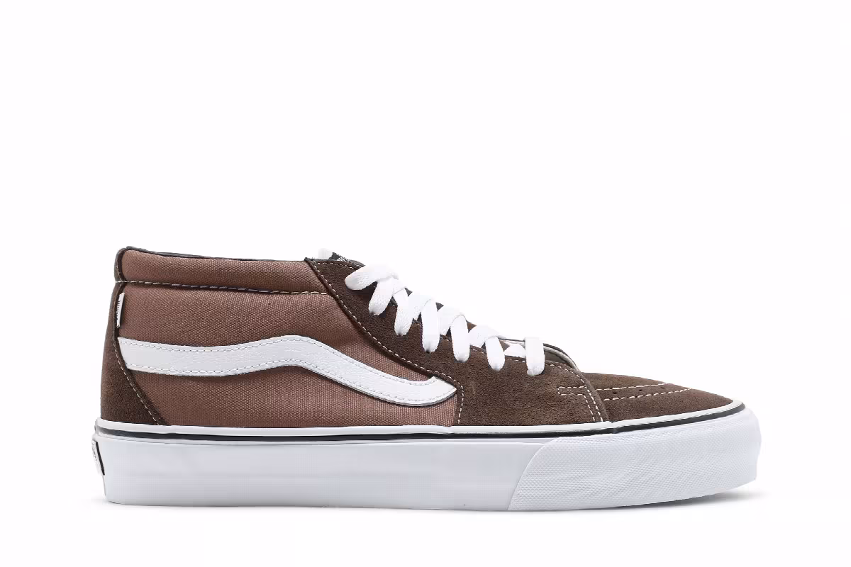 JJJJound x Vans Sk8-Mid VLT LX Brown, view 2