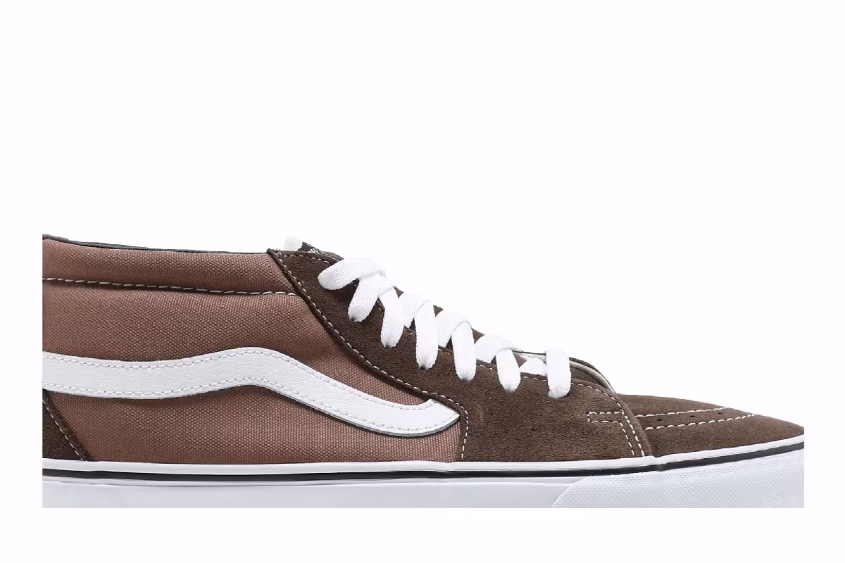 JJJJound x Vans Sk8-Mid VLT LX Brown, view 3