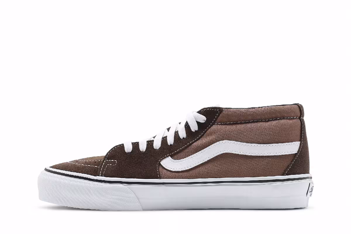 JJJJound x Vans Sk8-Mid VLT LX Brown, view 4