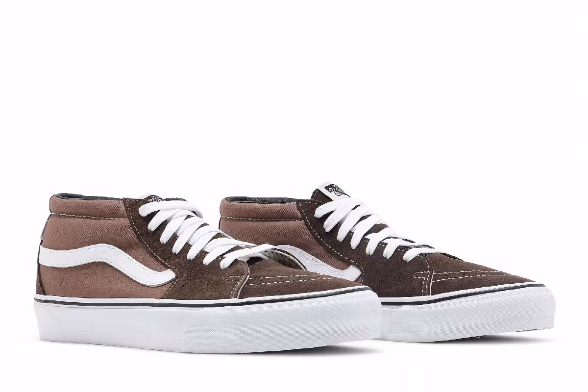 JJJJound x Vans Sk8-Mid VLT LX Brown, view 9