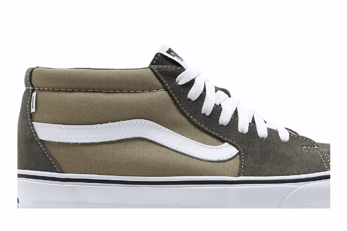 JJJJound x Vans Sk8-Mid VLT LX Green, view 3