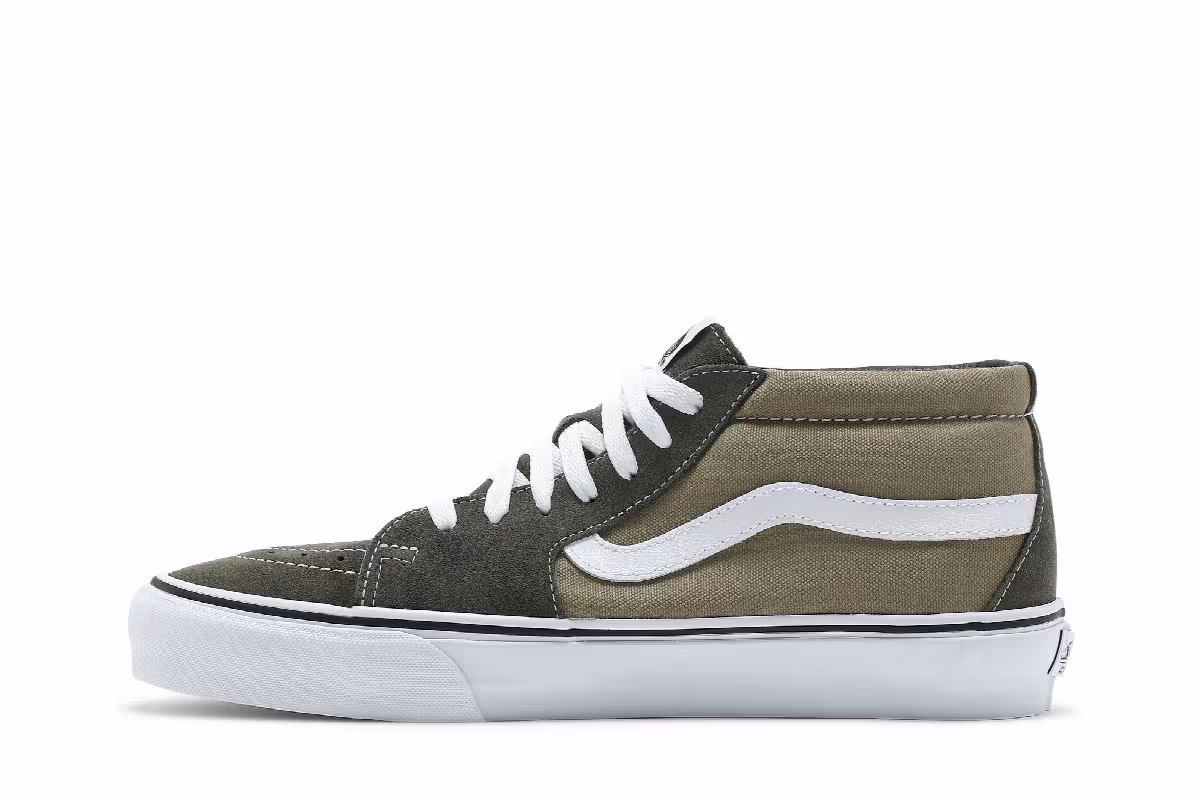 JJJJound x Vans Sk8-Mid VLT LX Green, view 4