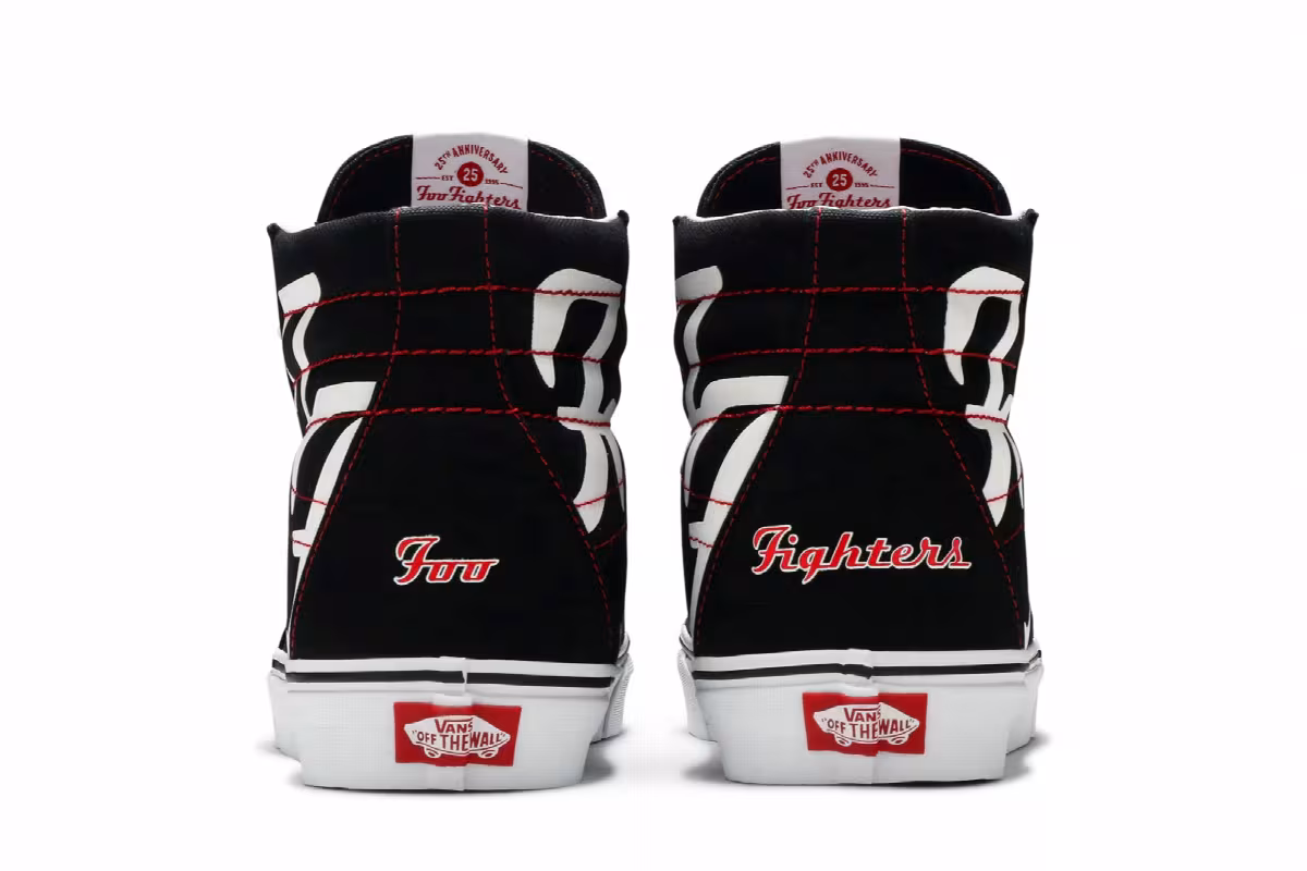 Foo Fighters x Vans Sk8-Hi 25th Anniversary, view 7
