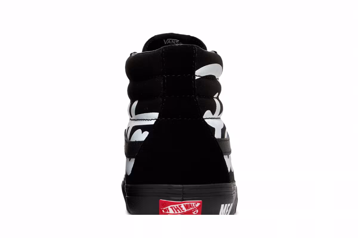 Patta x Vans Vault Sk8-Hi Reissue VLT LX Mean Eyed Cat - Black, view 8