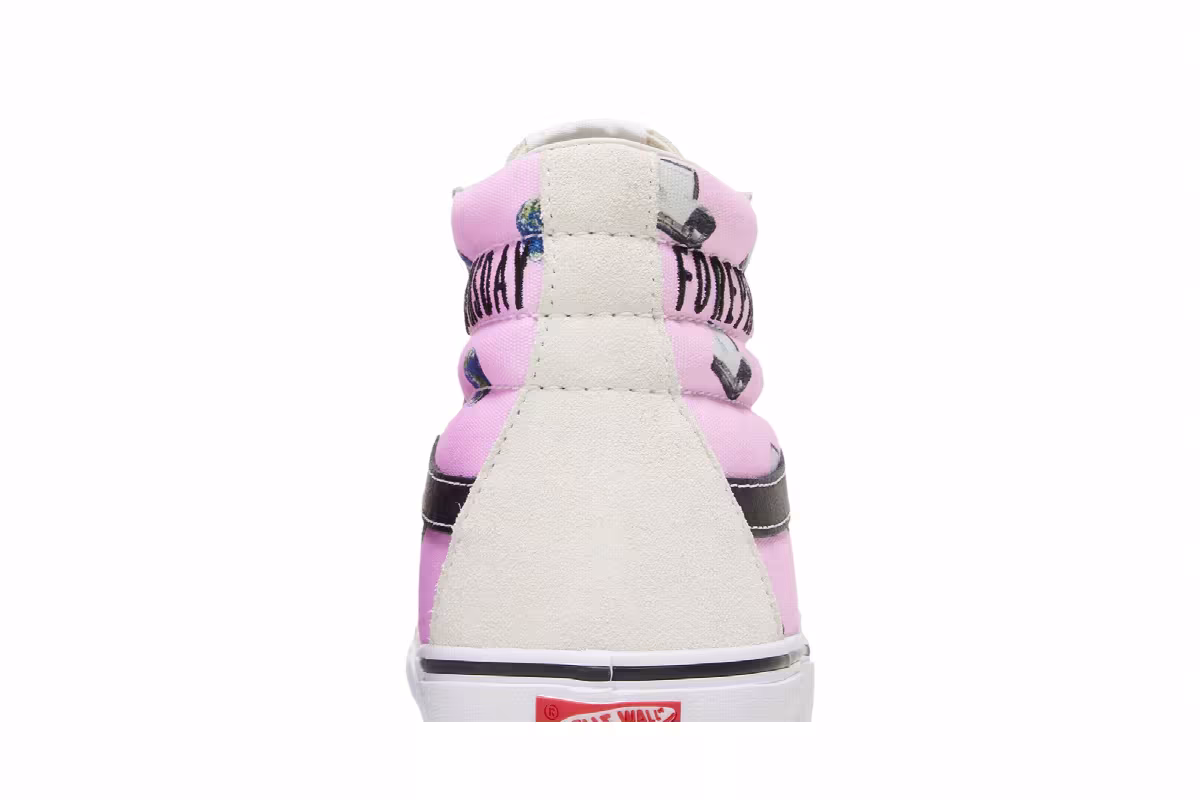 Cali Thornhill Dewitt x Vans Vault Sk8-Hi LX Pink Doomsday Foreplay, view 8