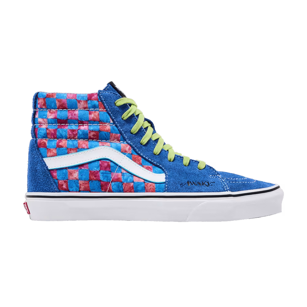 Awake NY x Vans Sk8-Hi Blue Checkerboard