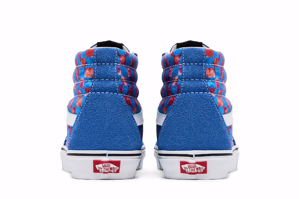 Awake NY x Vans Sk8-Hi Blue Checkerboard, view 7