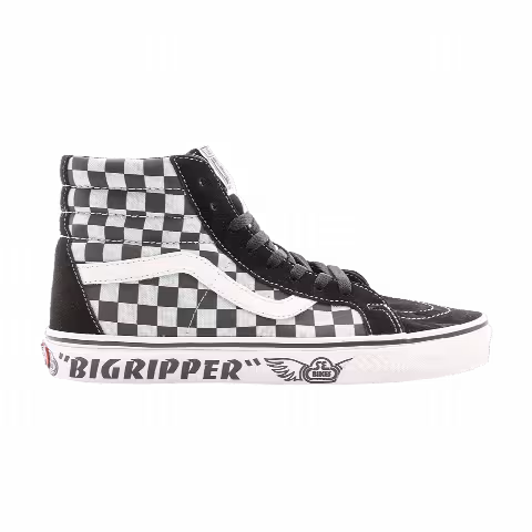SE Bikes x Vans Sk8-Hi Reissue 'Big Ripper - Black Reflective Checkerboard'
