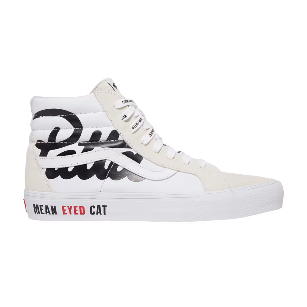Patta x Vans Vault Sk8-Hi Reissue VLT LX Mean Eyed Cat - White