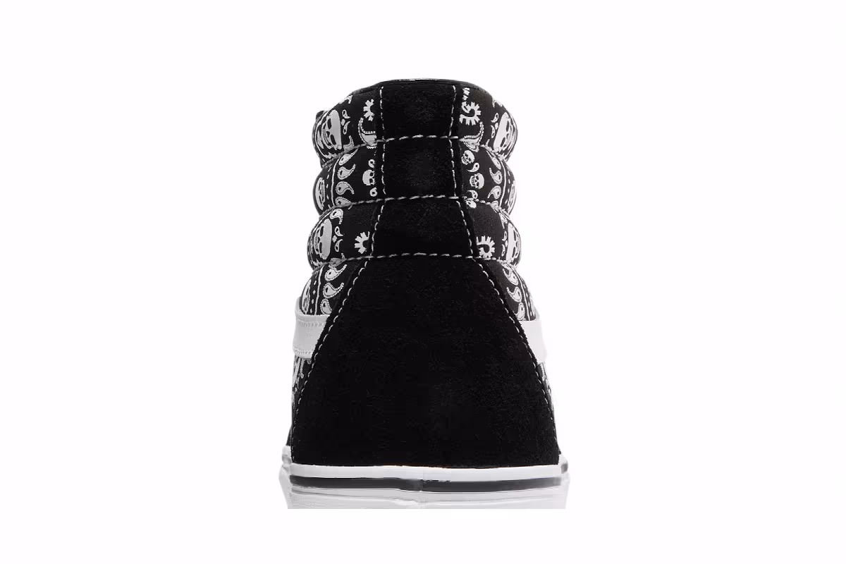 Vans Sk8-Hi Bandana - Black, view 8
