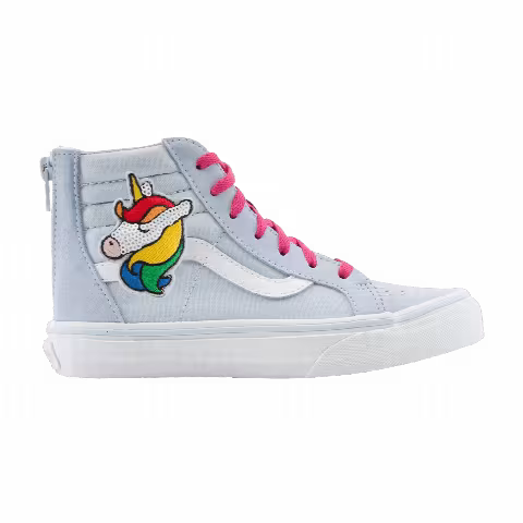 Vans Sk8-Hi Zip Kids 'Sequin Patch - Unicorn'