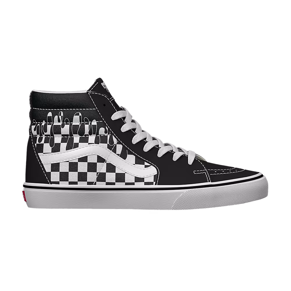 Vans Sk8-Hi Paint Drip Checkerboard